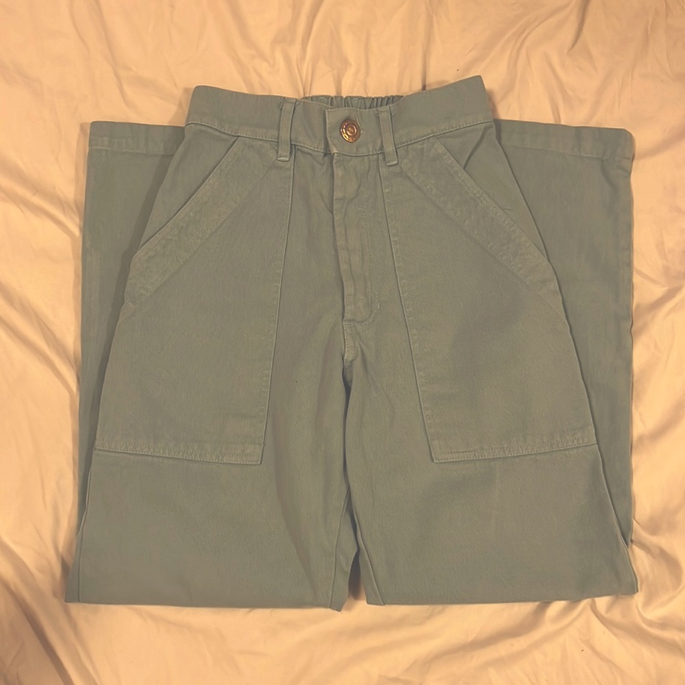 XXS Baby Blue Work Pants Big Bud Press